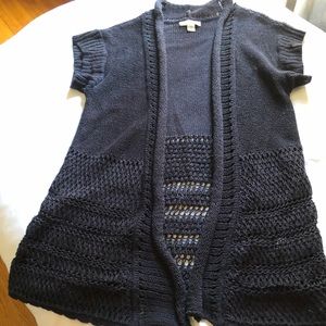 Coldwater Creek navy vest